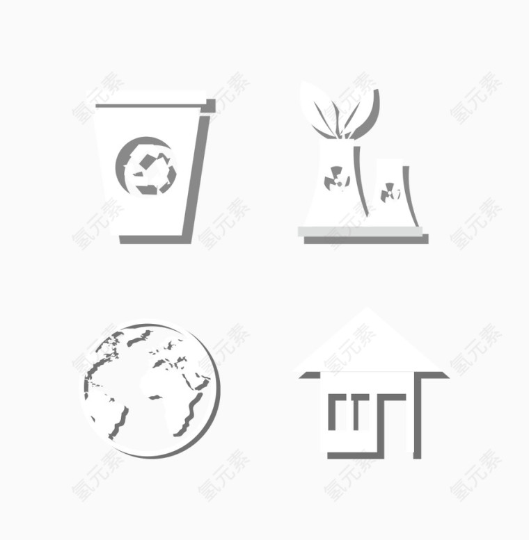 矢量环保标志