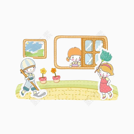 家里大扫除素材