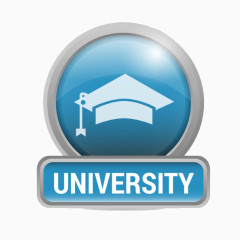 大学蓝色标志