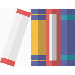 平面书籍矢量图