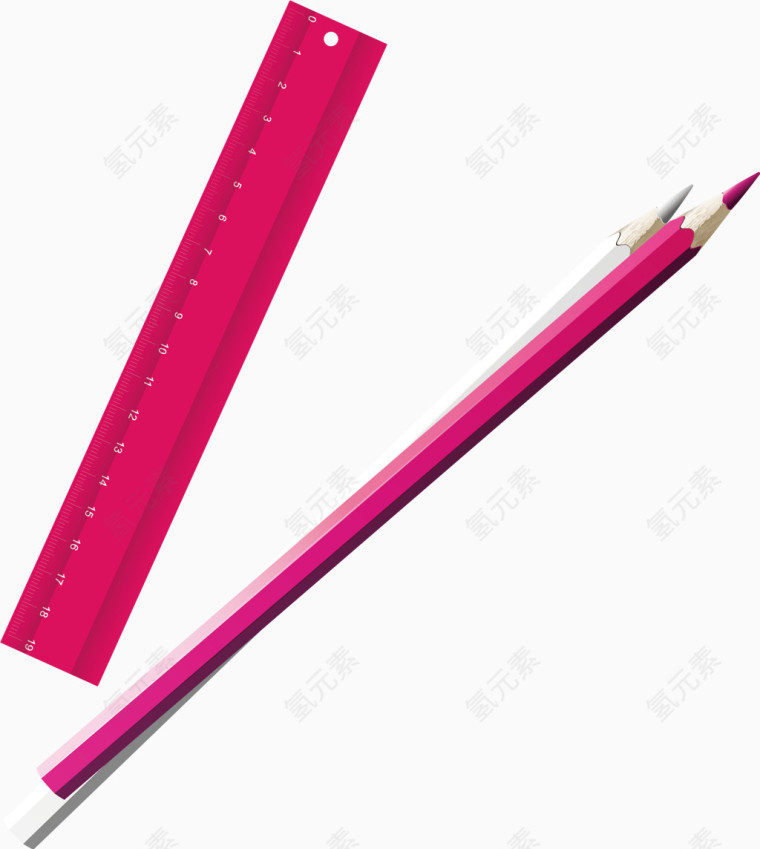 尺子png矢量素材