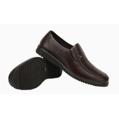 红蜻蜓头层牛皮男单鞋