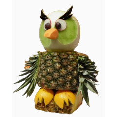 猫头鹰水果创意造型