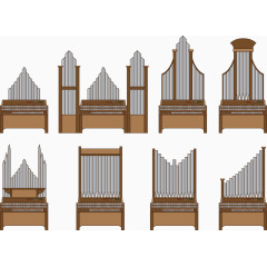 矢量图原始钢琴