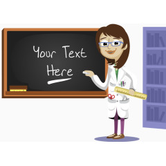 矢量图英语老师