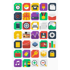 常用卡通矢量图标