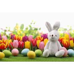 简约的复活节彩蛋高清图片