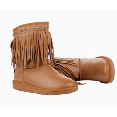 儿童流苏雪地靴