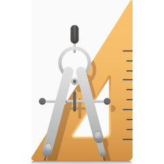 尺子png矢量素材