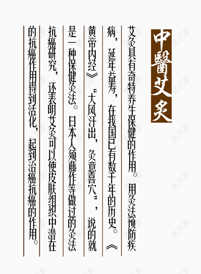 中医艾灸原理