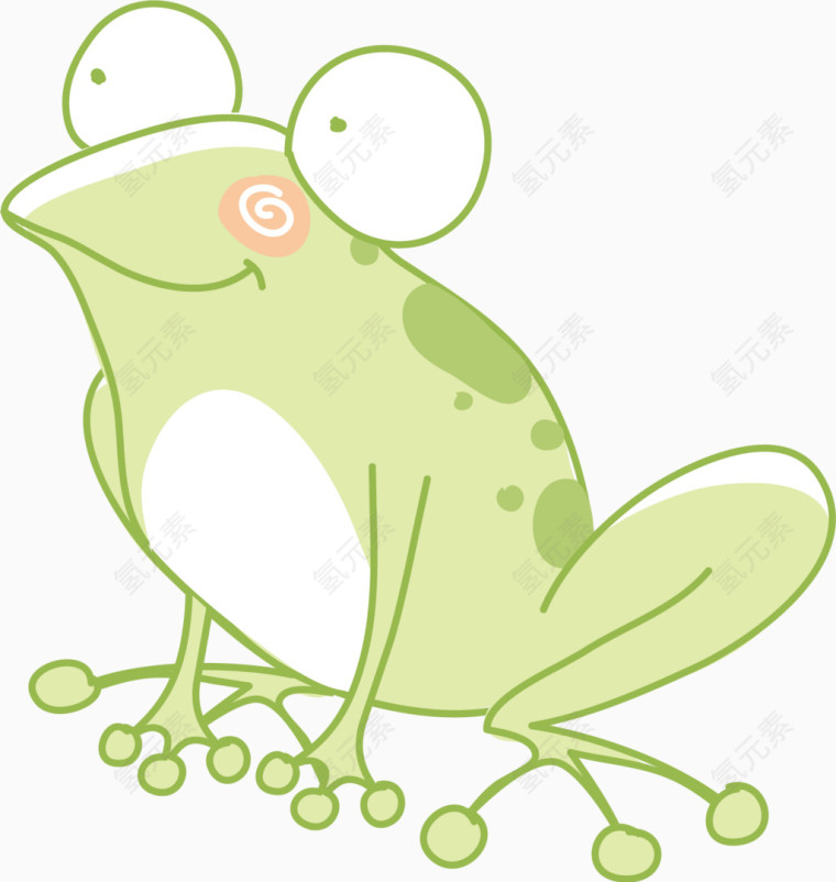 手绘青蛙