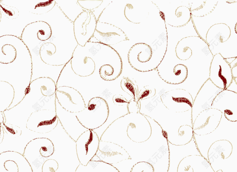 矢量花纹底纹设计素材