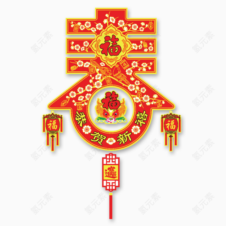 春节素材图案