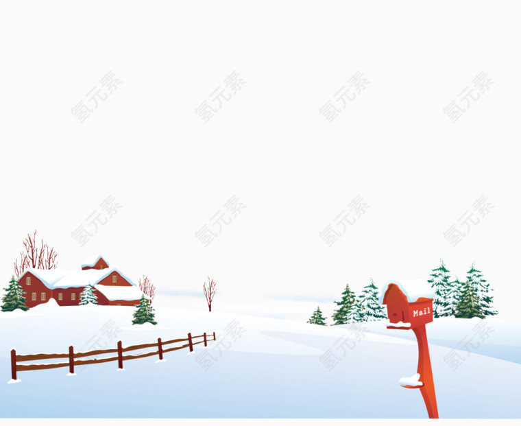 冬天的大雪