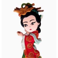 中国风卡通戏曲人物杨贵妃