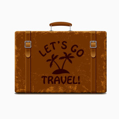 复古行李包高清免扣素材