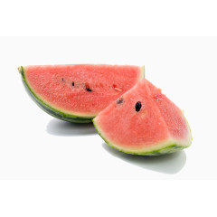 新鲜美味的剖面西瓜