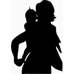 妈妈 亲情 剪影