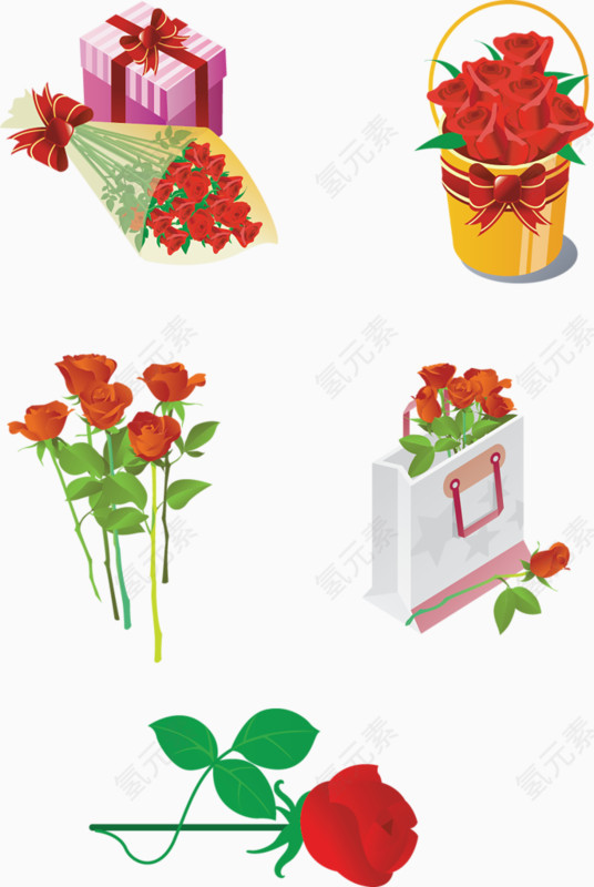 卡通手绘节日礼品情人节