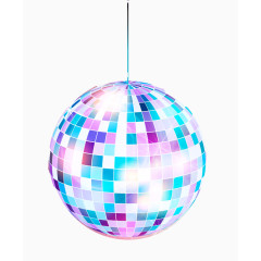 时尚迪斯科球海报矢量素材