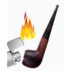 打火机模型火苗烟袋