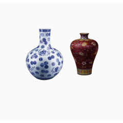 传统古代瓷器免抠图素材