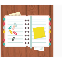 笔记本美丽矢量