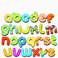 可爱的英语字母