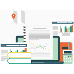 矢量手绘扁平图案