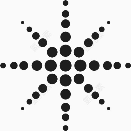 点线面构图底纹角花素材