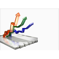 向上箭头指标图片