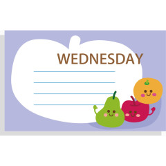 卡通日记本标签素材