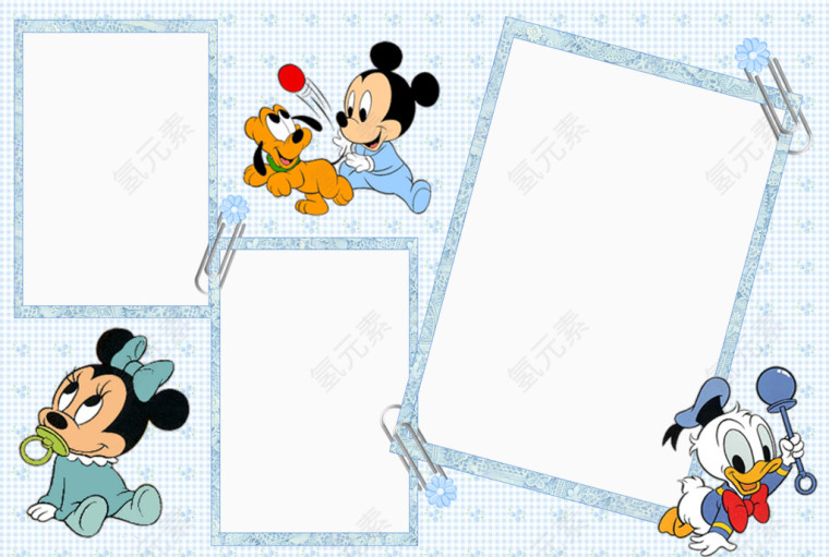 米老鼠装饰的边框