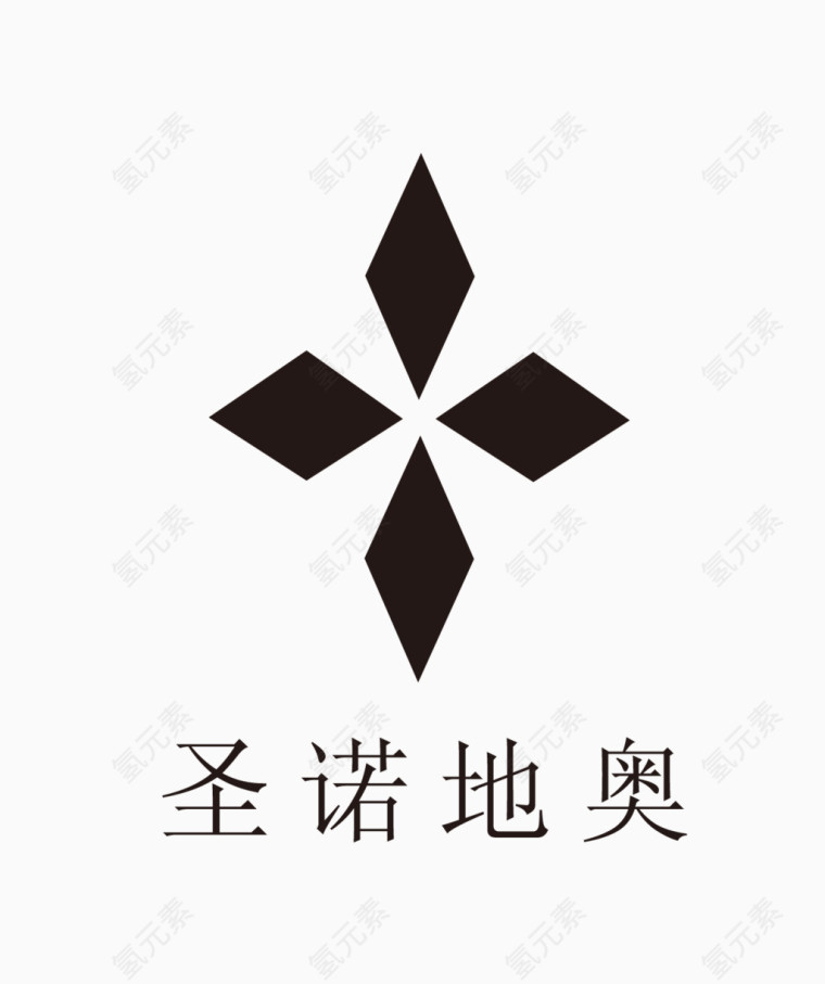 矢量圣诺地奥标识素材