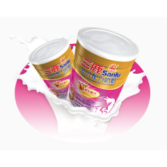 产品实物三鹿幼儿配方奶粉