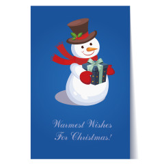 深蓝色背景圣诞节卡片矢量