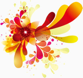 卡通节日烟花装饰元素