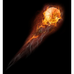 带火的篮球