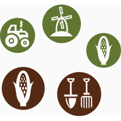 矢量农业生产相关图形