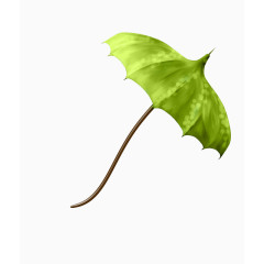 创意绿色雨伞