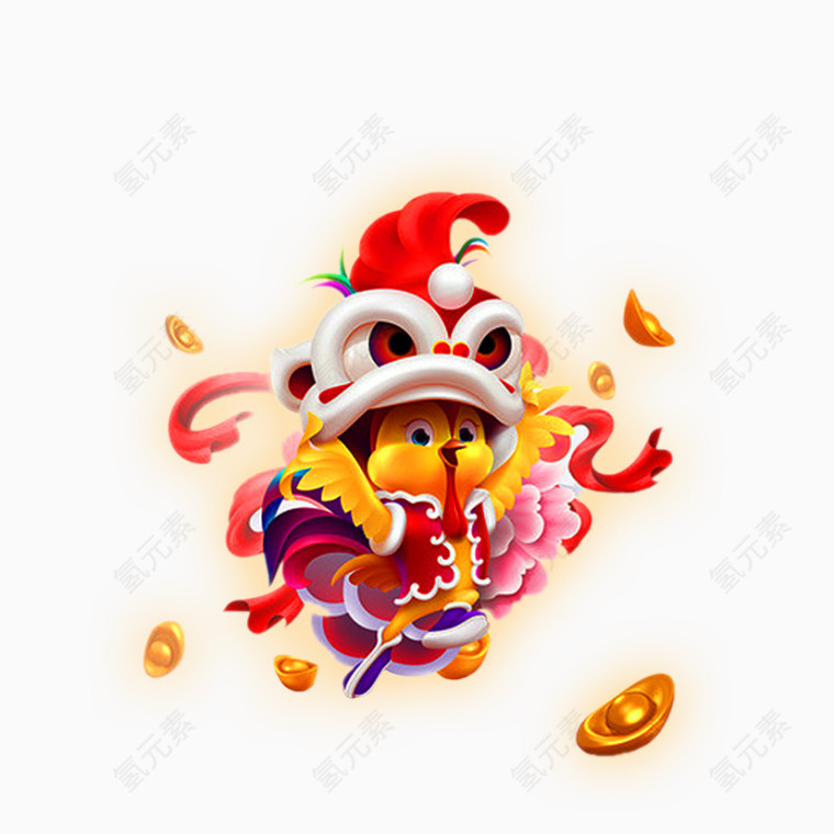 可爱小鸡舞新春