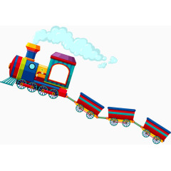 彩色小火车