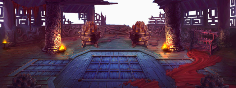 横版游戏场景地图