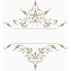 优雅古典花纹矢量素材