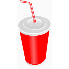 红色杯装饮料