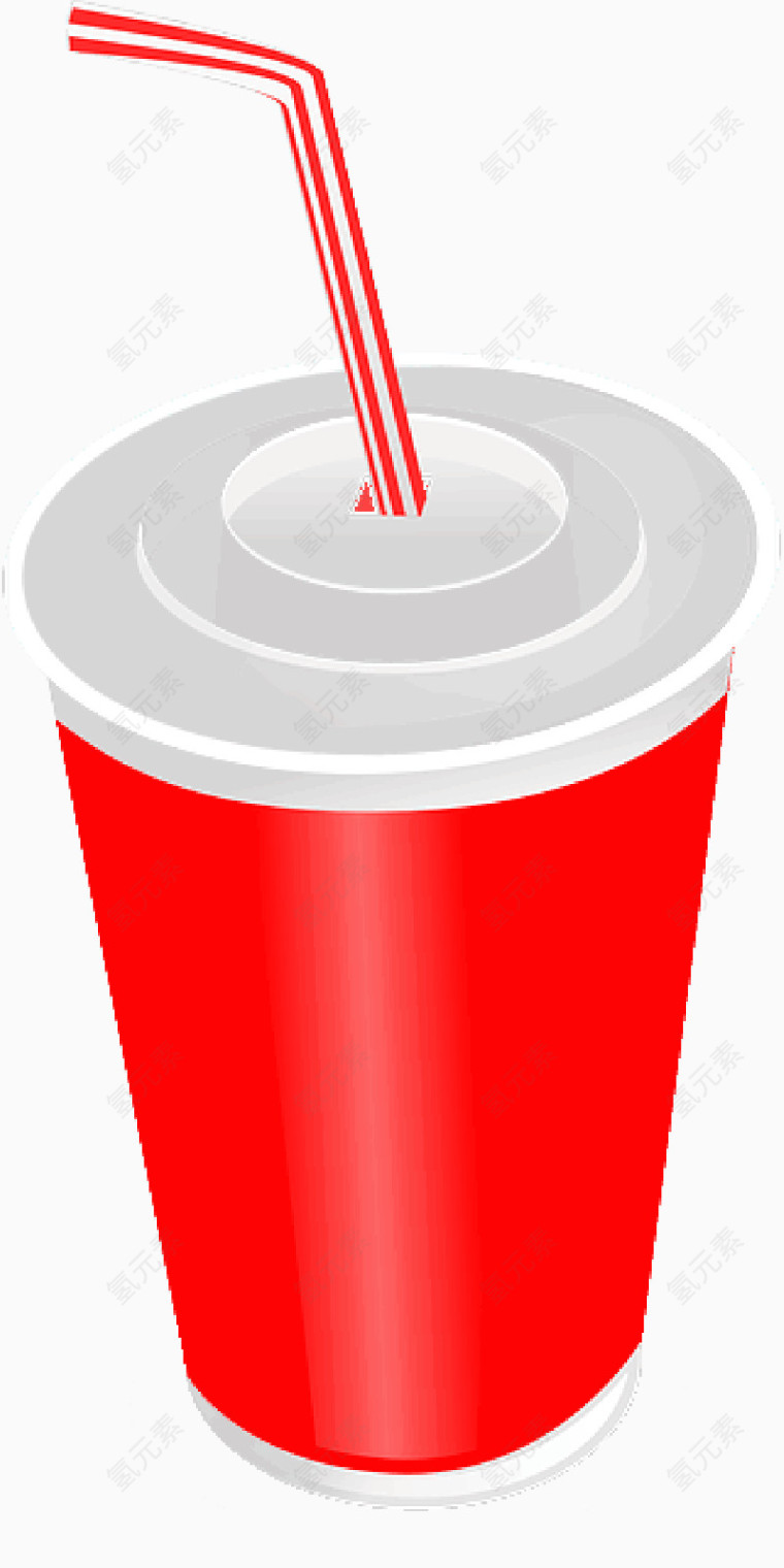 红色杯装饮料
