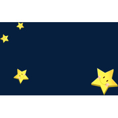 童趣卡通星星漂浮挂件装饰