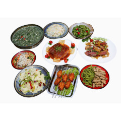 烤串汤饭餐