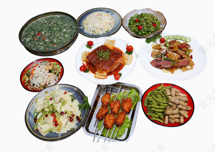 烤串汤饭餐