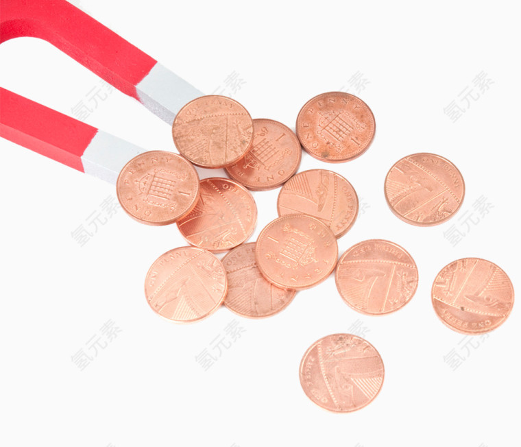 磁铁金币图片